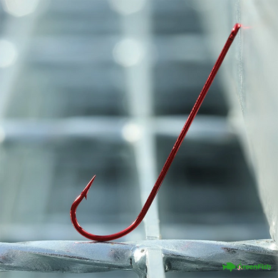 Крючок BKK Red Carlisle Bloodworm-R №1/0(8шт)NEW