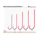 Крючок BKK Red Carlisle Bloodworm-R №1/0(8шт)NEW