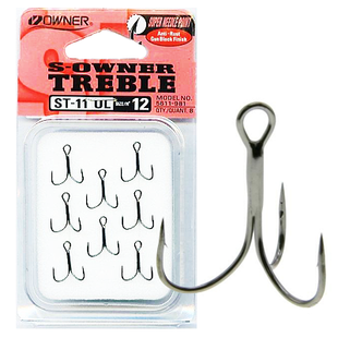 Гачок потрійний Owner Stinger Treble ST-11 №08(8шт)