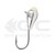 Мормышка вольфрамовая GC N-Ice Капля с бусиной 2.5мм 0.25г Silver/Glow (5шт)