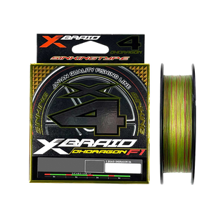 Шнур XBraid Ohdragon 4X F1 SS 1.40 150м #1.5 22.5lb NEW
