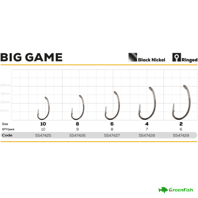 Крючок GC Big Game №6(8шт)