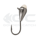 Мормышка вольфрамовая GC N-Ice Капля с бусиной 3.0мм 0.45г Black Nickel/Glow (5шт)