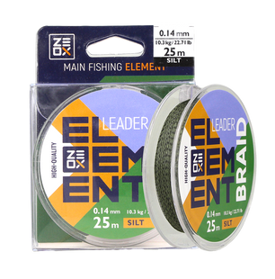Шнур Zeox Element Leader Braid 25м Silt 0.16мм