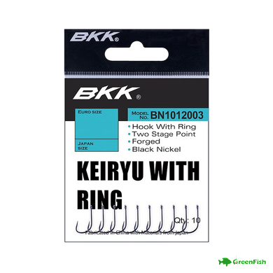 Гачок BKK Keiryu-R Diamond №10 (10шт)