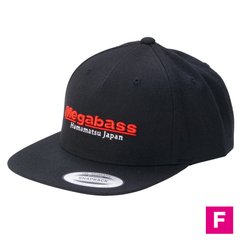 Кепка Megabass Classic Snapback Black/Red NEW