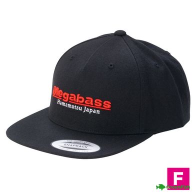 Кепка Megabass Classic Snapback Black/Red NEW
