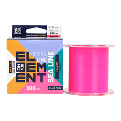Волосінь Zeox Hi-Viz Element 300м Fluo Pink 0.285мм