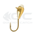 Мормышка вольфрамовая GC N-Ice Капля с бусиной 3.0мм 0.45г Gold/Glow (5шт)