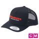 Кепка Megabass Classic Tracker Black/Red NEW