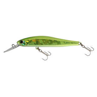 Воблер ZipBaits Rigge Deep 70F 5г 317 EM/Shiny Lime
