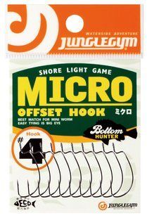 Крючок JungleGym J401 Micro Offset №3(10шт)Red NEW