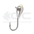 Мормышка вольфрамовая GC N-Ice Капля с бусиной 3.0мм 0.45г Nickel/Glow (5шт)