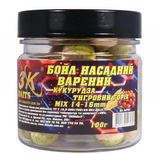 Бойл насадний варений MIX 14-16мм (кукурудза-тигровий горіх) 0,1 кг