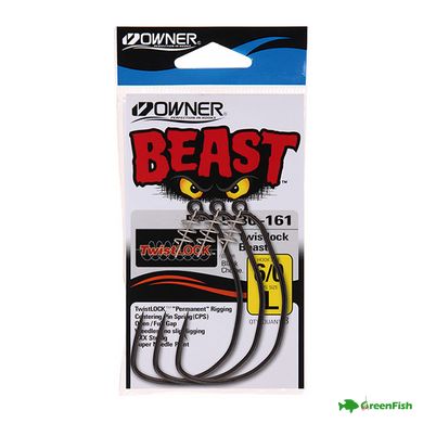 Крючок Owner Beast Twist Lock 5130-141 №4/0 M(3шт)