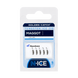 Мормышка вольфрамовая GC N-Ice Опарыш 1.8мм 0.1г Black Nickel (5шт)