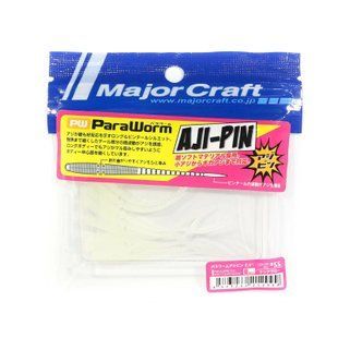 Силікон Major Craft Para Worm Aji-Pin 2.5" (8шт) Clear Glow