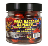 Бойл насадний варений MIX 14-16мм (чорний перець-робін ред) 0,1 кг