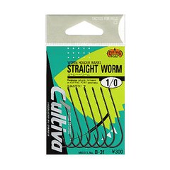 Гачок Owner Straight Worm B-31 №1(7шт)