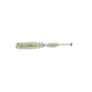 Силікон Owner Micro Worm MW-04 1.3" (8шт) 26 Clear Blue Lame Glow