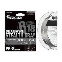 Шнур Seaguar R18 Complete Seabass Stealth Gray 150м #1 19lb NEW