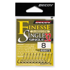 Крючок Decoy Finnesse Single S-32 №12(12шт)