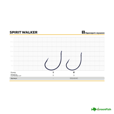 Гачок BKK Spirit Walker №2 (9шт)