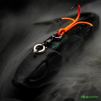 Гачок потрійний для стінгера BKK Treble Assist Spear-21 UVO Orange №1/0 (4шт)