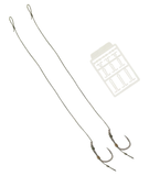 Готовий повідець на коропа GC G.Carp Method Wide Gape Ready Rig №6 (2шт)