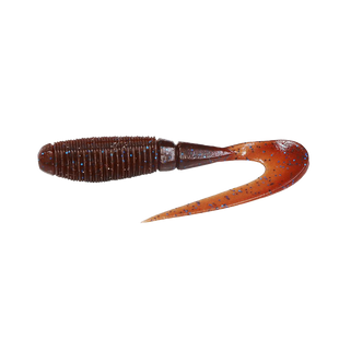 Силикон Jackall Rhythm Grub 2.4"(5шт)Cola Blue Gill