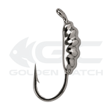 Мормышка вольфрамовая GC N-Ice Опарыш 2.3мм 0.2г Black Nickel (5шт)