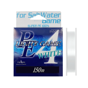 Шнур Yamatoyo PE 4 Light Game 150м #0.6 10lb White NEW