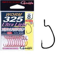 Крючок Gamakatsu Worm 325 Ultra Light №6(10шт)