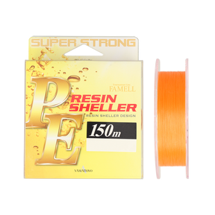 Шнур Yamatoyo PE 4 Resin Sheller 150м #0.4 7lb Orange NEW