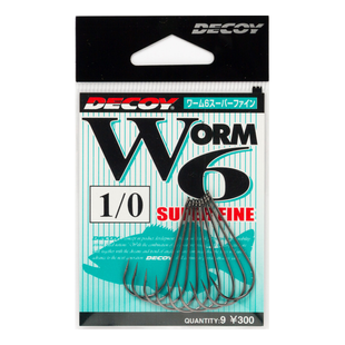 Гачок Decoy Worm 6 Super Fine №2/0