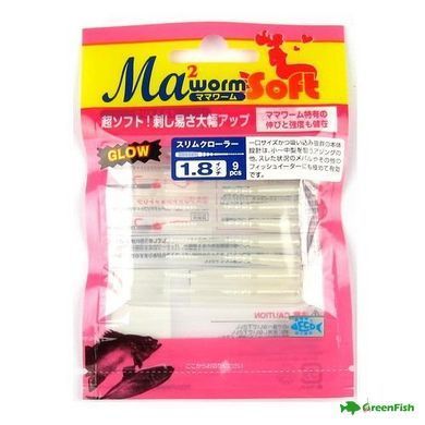 Силікон Yamaria Slim Crawler 1.8" (9шт) S/PWG