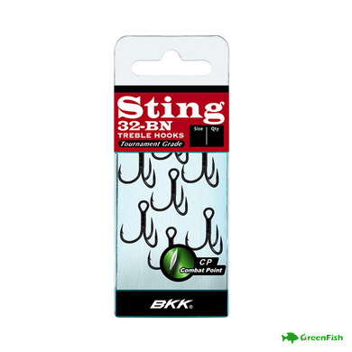 Крючок тройной BKK Sting-32 BN №10(7шт)NEW