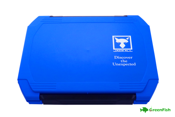 Коробка Jackall W Open Tackle Box S 1500D Blue