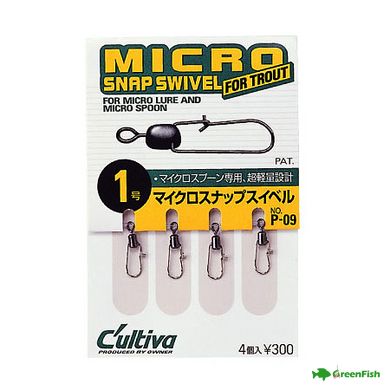 Застежка Owner Micro Snap P-09 №0(4шт)