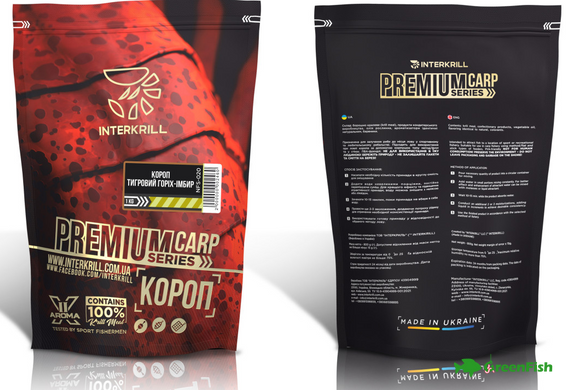 Принада INTERKRILL Преміум Короп-Тигровий горіх-Імбир 1кг