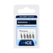 Мормышка вольфрамовая GC N-Ice Банан 2.5мм 0.5г Black Nickel (5шт)