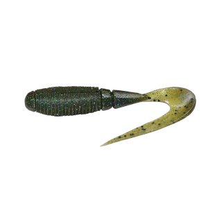 Силикон Jackall Rhythm Grub 3"(5шт)Green Pumpkin Goby