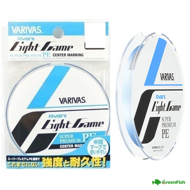 Шнур Varivas Avani Light Game Super Premium X4 100м #0.2 5.5lb
