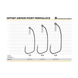 Крючок BKK Offset Armor Point Permalock №1/0(6шт)NEW