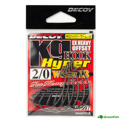 Крючок Decoy KG Hyper Worm 13 №3/0(5шт)