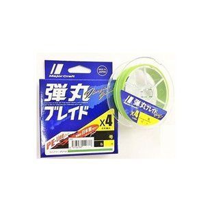 Шнур Major Craft Bullet Braid X4 200м #1.5 Green