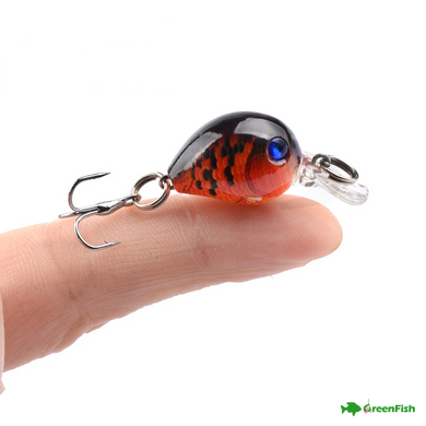 Мікровоблер Bassdash Micro Crank 33mm 2g #3