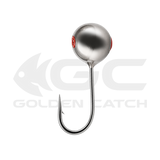 Мормышка вольфрамовая GC N-Ice Шар с отверстием 3.0мм 0.25г Black Nickel (5шт)