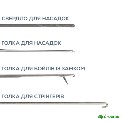 Набор игл GC G.Carp Boilie Needle Kit 4 in 1 NEW 2025