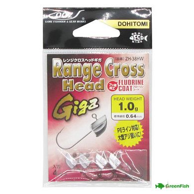 Джиг-голівка ODZ Range Cross Giga 1.0г(4шт)NEW